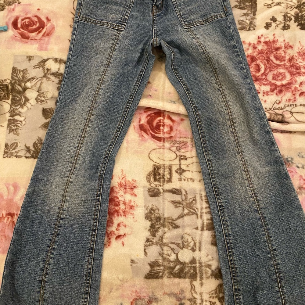 Bell bottom Blue girls Jeans